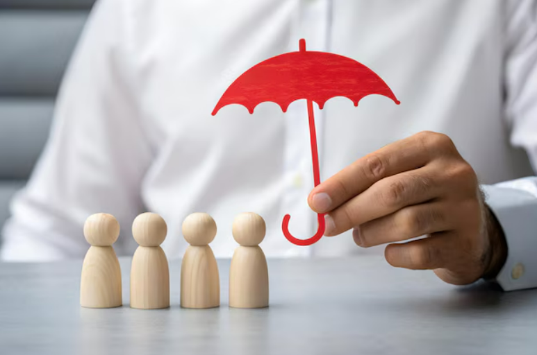 Umbrella insurance coverage illustration by Insurance Company Worthington Ohio LLC, offering extended liability protection for individuals and businesses in Worthington, Ohio.